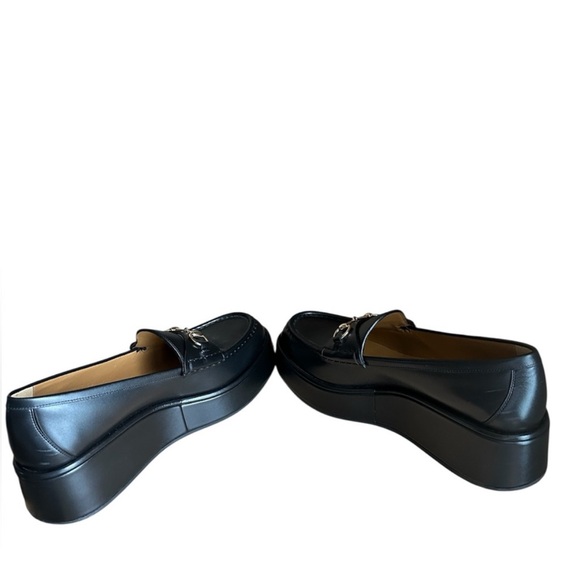 Gucci Ilde Horsebit Flatform leather platform Loafer RETAIL 1,300 - Picture 9 of 14